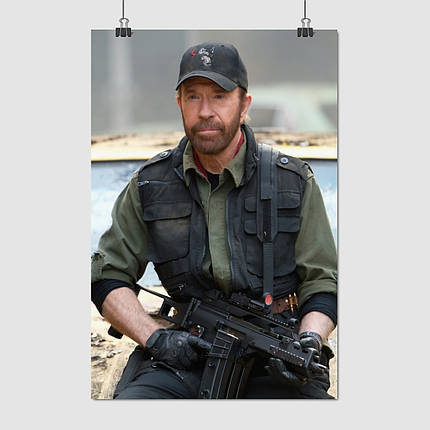 Плакат "Чак Норріс у фільмі "Нестримні", Chuck Norris", 60×40см, фото 1
