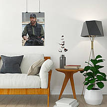 Плакат "Чак Норріс у фільмі "Нестримні", Chuck Norris", 60×40см, фото 4