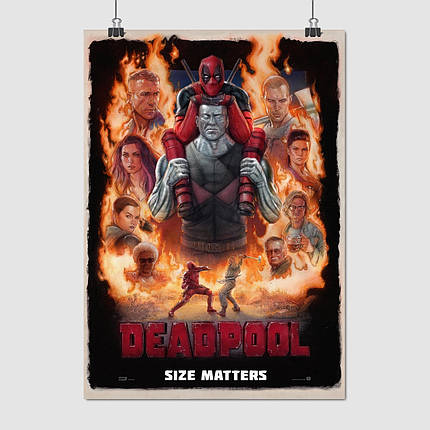 Плакат "Дедпул 2, Deadpool 2", 60×43см, фото 1