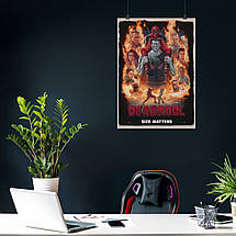 Плакат "Дедпул 2, Deadpool 2", 60×43см, фото 4