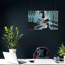 Плакат "Логан, Росомаха, стилізація, Wolverine", 38×60см, фото 4