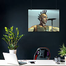 Плакат "Рамштайн, Тілль на сцені, Rammstein", 43×60см, фото 3