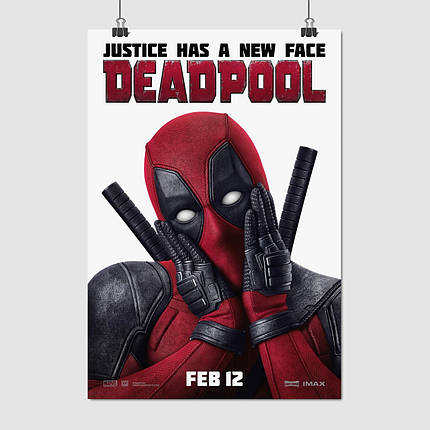 Плакат "Дедпул, Deadpool", 60×41см, фото 1
