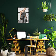 Плакат "Двейн Джонсон (Скеля), Dwayne Johnson (The Rock)", 60×43см, фото 5