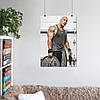 Плакат "Двейн Джонсон (Скеля), Dwayne Johnson (The Rock)", 60×43см, фото 6