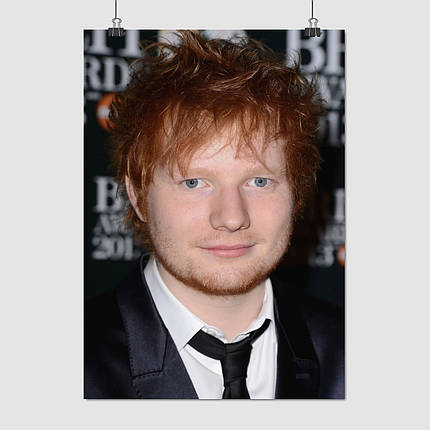 Плакат "Ед Ширан крупним планом, Edward Sheeran", 60×43см, фото 1