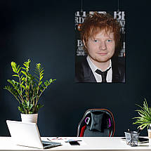 Плакат "Ед Ширан крупним планом, Edward Sheeran", 60×43см, фото 4