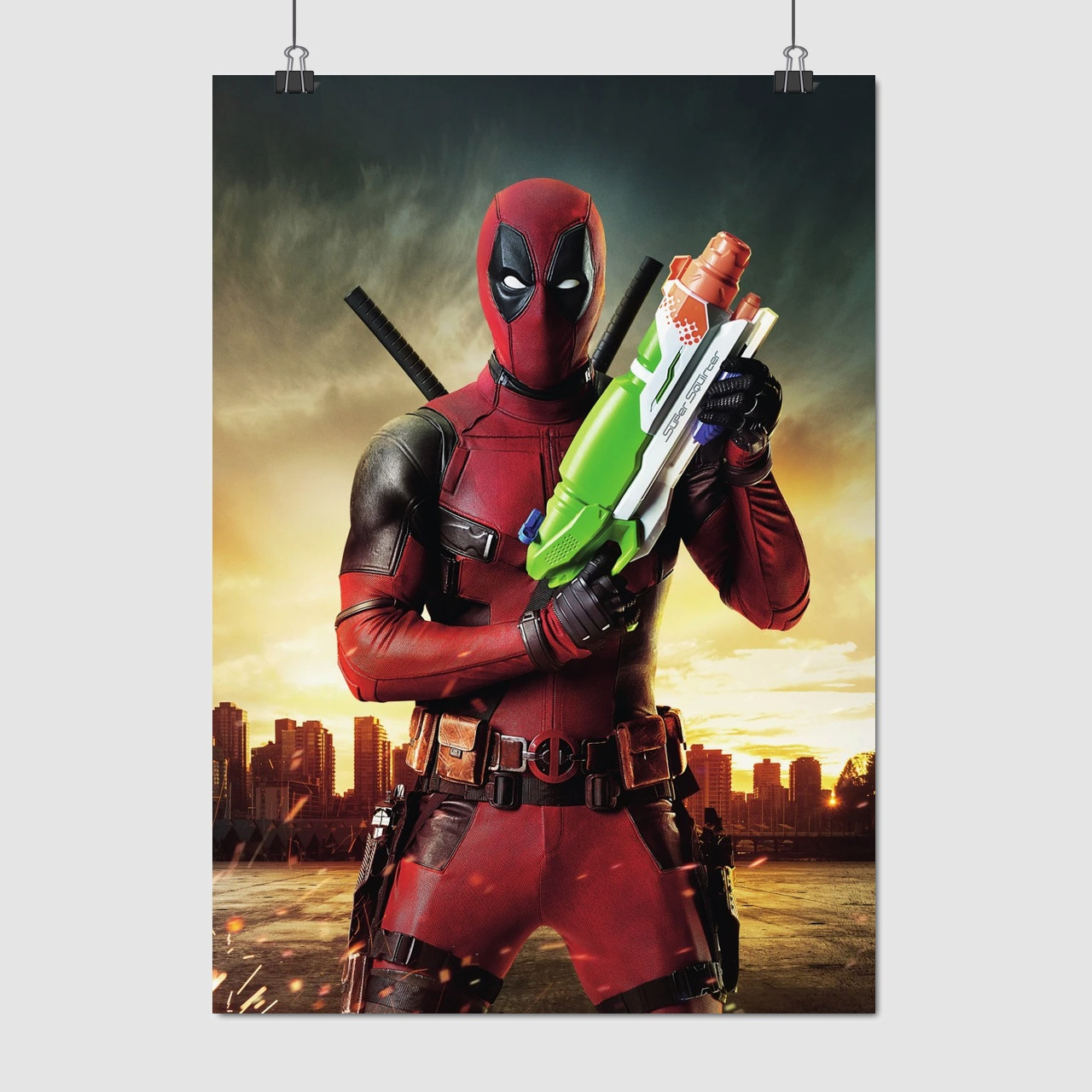 Плакат "Дедпул, Deadpool", 60×43см