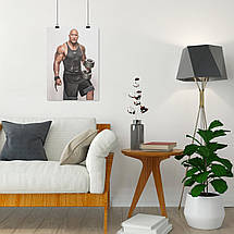 Плакат "Двейн Джонсон (Скеля), Dwayne Johnson (The Rock)", 60×43см, фото 4