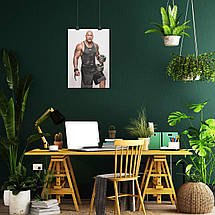 Плакат "Двейн Джонсон (Скеля), Dwayne Johnson (The Rock)", 60×43см, фото 5