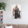 Плакат "Двейн Джонсон (Скеля), Dwayne Johnson (The Rock)", 60×43см, фото 6