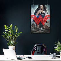 Плакат "Диво-жінка, Wonder Woman (2017)", 60×40см, фото 4