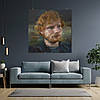 Плакат "Ед Ширан, малюнок фарбами, репродукція, Edward Sheeran", 60×60см, фото 7