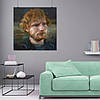 Плакат "Ед Ширан, малюнок фарбами, репродукція, Edward Sheeran", 60×60см, фото 8