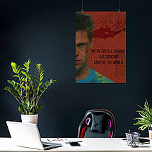 Плакат "Бійцівський клуб, Fight Club (1999)", 60×43см, фото 4