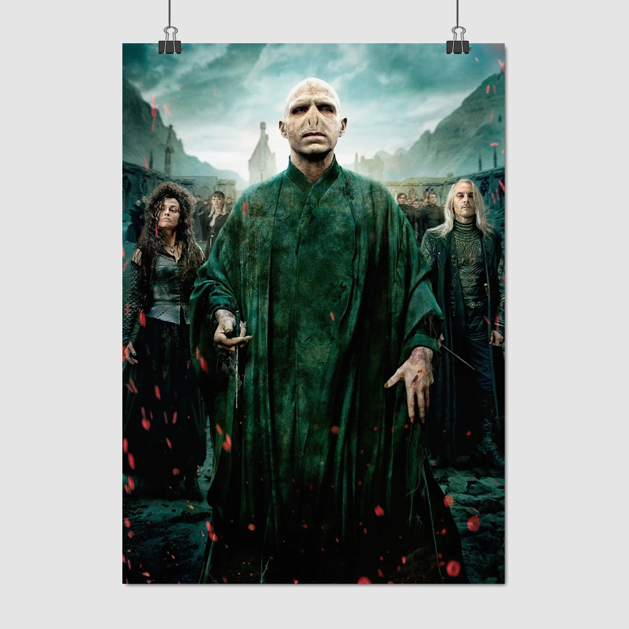 Плакат "Гаррі Поттер, Лорд Волан-де-Морт та Пожирачі Смерті, Harry Potter", 60×43см