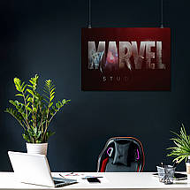 Плакат "Логотип Марвел, Marvel", 40×60см, фото 4