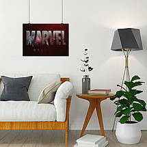Плакат "Логотип Марвел, Marvel", 40×60см, фото 5
