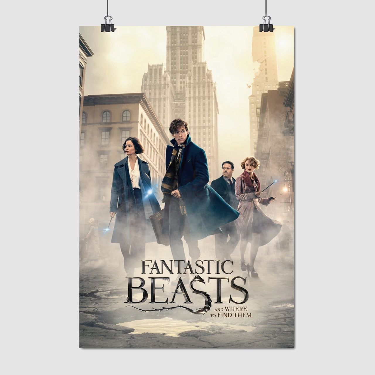 Плакат "Фантастичні звірі, Fantastic Beasts", 60×40см