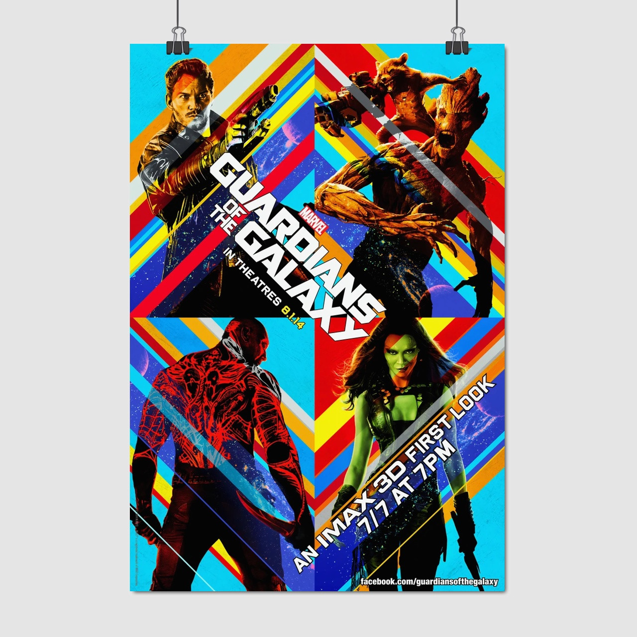 Плакат "Вартові Галактики, Guardians of the Galaxy", 60×41см