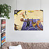 Плакат "Баскетболіст закидає м'яч у корзину", 43×60см, фото 6