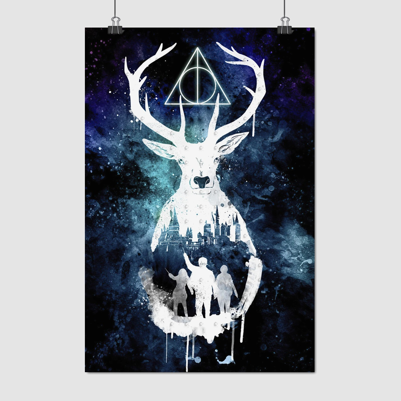Плакат "Гаррі Поттер, Патронус, Harry Potter, Patronus", 60×40см