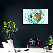 Плакат "Моана і Мауї у вирі, Moana", 38×60см, фото 4