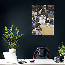 Плакат "Баскетболіст Джеймс Леброн, Lebron James", 60×43см, фото 3