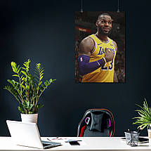 Плакат "Баскетболіст Джеймс Леброн, Lebron James", 60×43см, фото 3