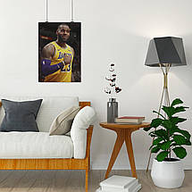 Плакат "Баскетболіст Джеймс Леброн, Lebron James", 60×43см, фото 4