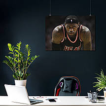 Плакат "Баскетболіст Джеймс Леброн, Lebron James", 43×60см, фото 3