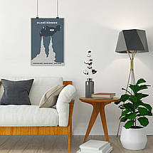 Плакат "Той, хто біжить по лезу, Blade Runner (1982)", 60×43см, фото 4