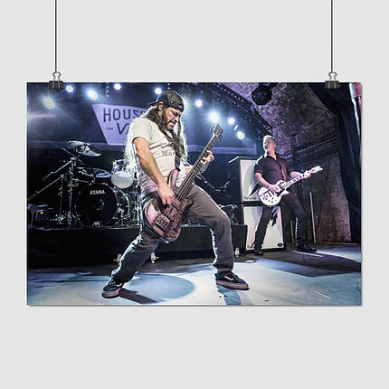 Плакат "Металліка на сцені, Metallica", 43×60см, фото 1