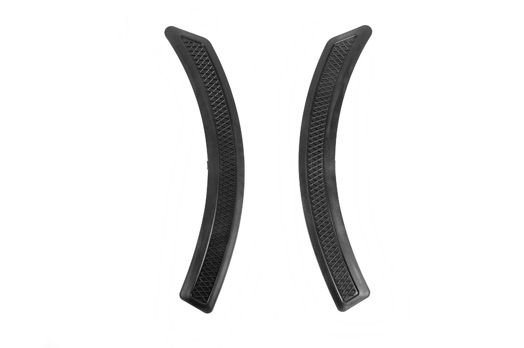 Універсальні Бічні накладки тип-B (2 шт, чорний, гума) від VLF комп., фото 1