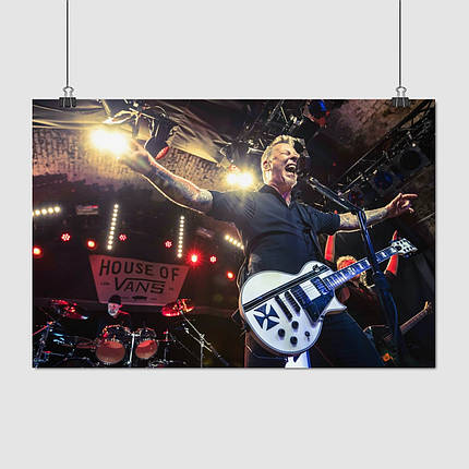 Плакат "Металліка, Джеймс Хетфілд на сцені, Metallica", 40×60см, фото 1