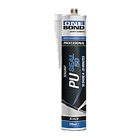 OneBond PU Seal 50 GREY ( шовный герметик , серый ) 310мл Чёрный