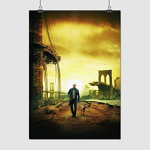 Плакат "Я — легенда, I Am Legend (2007)", 60×43см