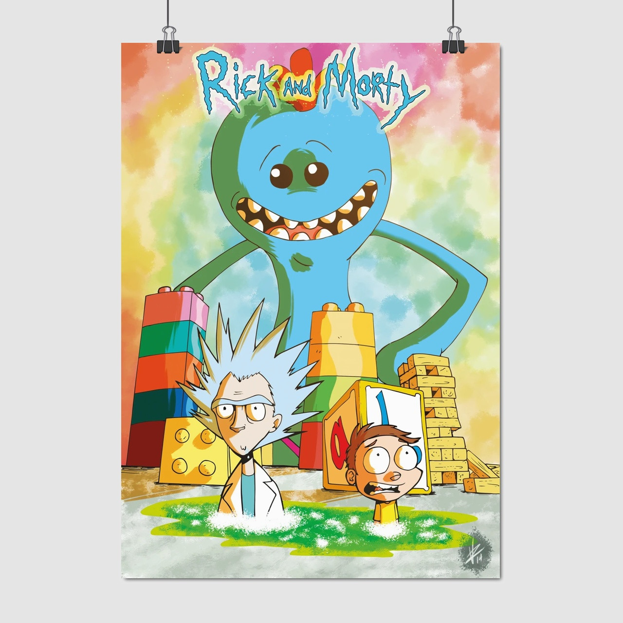 Плакат "Рік та Морті, Містер Місікс, Rick and Morty", 60×43см