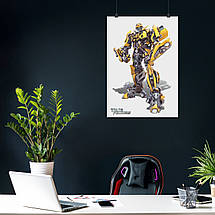 Плакат "Трансформер Бамблбі, автобот, Transformers, BumbleBee", 60×43см, фото 4