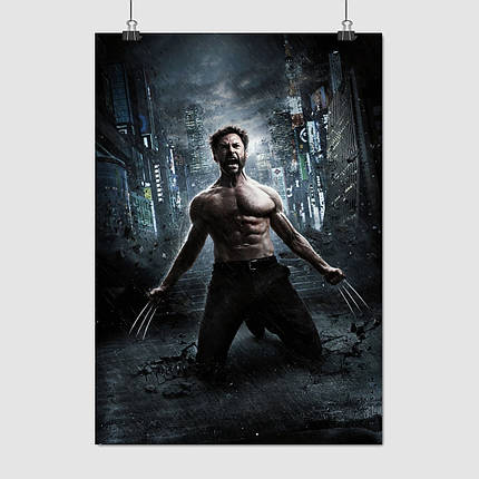 Плакат "Логан, Росомаха, Wolverine", 60×42см, фото 1