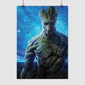 Плакат "Дорослий Грут, Groot", 60×42см