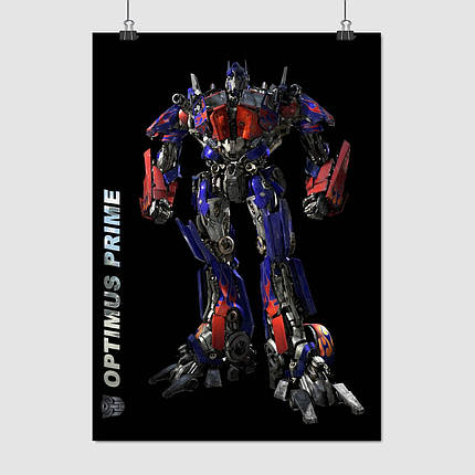 Плакат "Трансформери, Оптимус Прайм, Transformers, Optimus Prime", 60×43см, фото 1