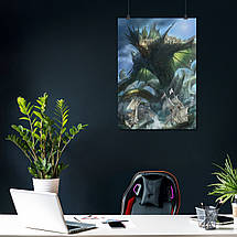 Плакат "Отець Дагон, Пантеон богів Лавкрафта, Ктулху, Father Dagon, Lovecraft", 60×43см, фото 3