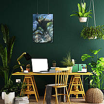 Плакат "Отець Дагон, Пантеон богів Лавкрафта, Ктулху, Father Dagon, Lovecraft", 60×43см, фото 5