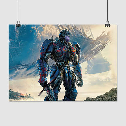 Плакат "Трансформери 5, Оптимус Прайм, Transformers 5 (2017)", 43×60см, фото 1