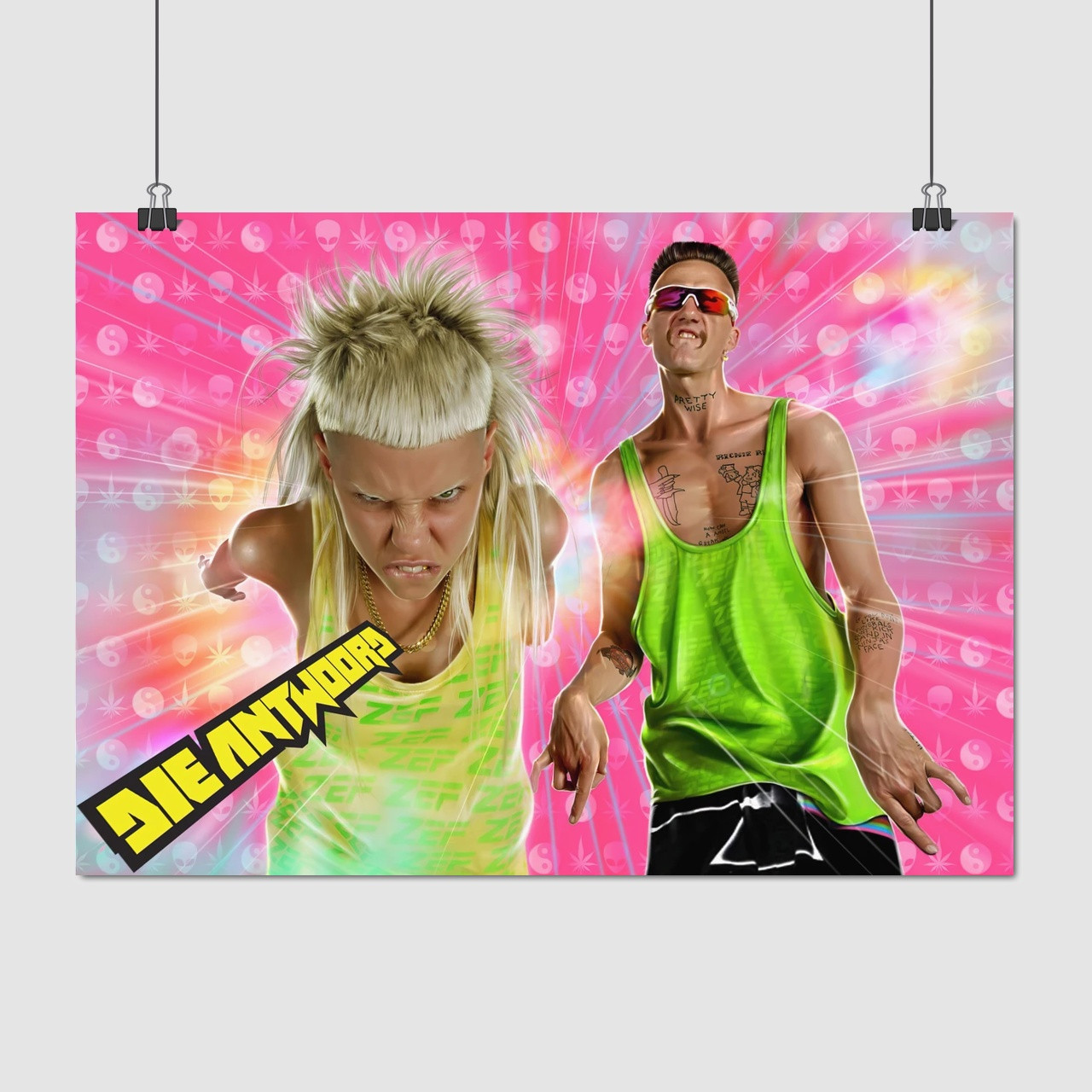 Плакат "Йоланді та Ніндзя, Die Antwoord", 43×60см