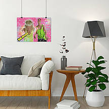 Плакат "Йоланді та Ніндзя, Die Antwoord", 43×60см, фото 4