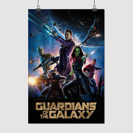 Плакат "Вартові Галактики, Guardians of the Galaxy (2014)", 60×40см, фото 1
