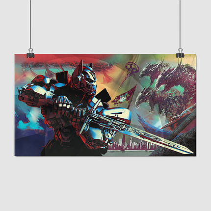 Плакат "Трансформери 5: Останній лицар, Transformers 5 (2017)", 34×60см, фото 1