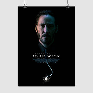 Плакат "Джон Уік, John Wick", 60×43см